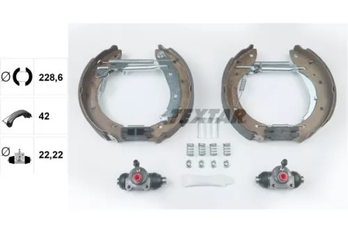 TEXTAR Brake Shoe Set (84053901)