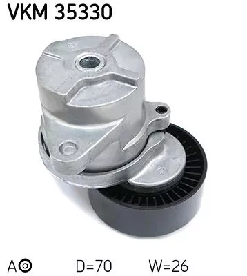 SKF Belt Tensioner, V-ribbed belt (VKM35330)