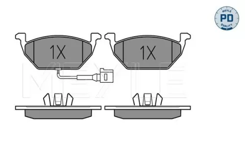 MEYLE Brake Pad Set, disc brake (0252313119/PD)