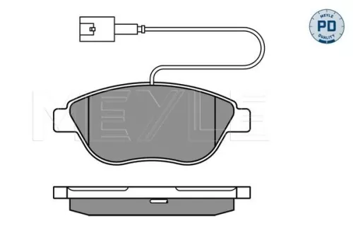 MEYLE Brake Pad Set, disc brake (0252370919/PD)
