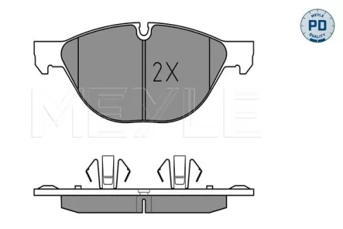 MEYLE Brake Pad Set, disc brake (0252417219/PD)