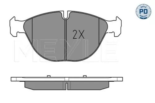 MEYLE Brake Pad Set, disc brake (0252417219/PD)