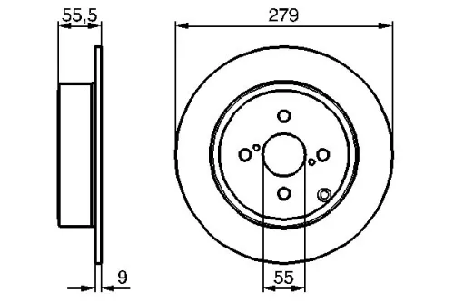 BOSCH Brake Disc (0986479149)