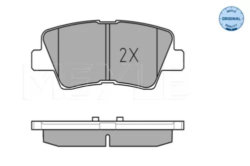 MEYLE Brake Pad Set, disc brake (0252533715/W)