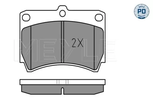 MEYLE Brake Pad Set, disc brake (0252165415/PD)