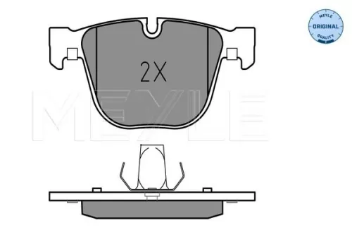 MEYLE Brake Pad Set, disc brake (0252373116)