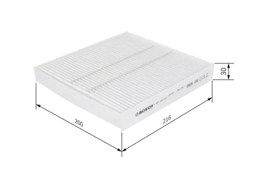 BOSCH Filter, cabin air (1987432216)