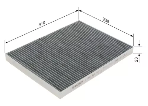 BOSCH Filter, cabin air (1987432497)