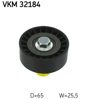 Deflection/Guide Pulley, V-ribbed belt