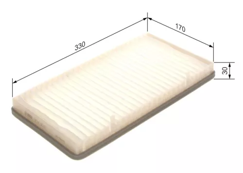 BOSCH Filter, cabin air (1987432208)