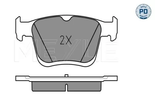 MEYLE Brake Pad Set, disc brake (0252500816/PD)