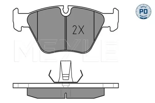 MEYLE Brake Pad Set, disc brake (0252199020/PD)