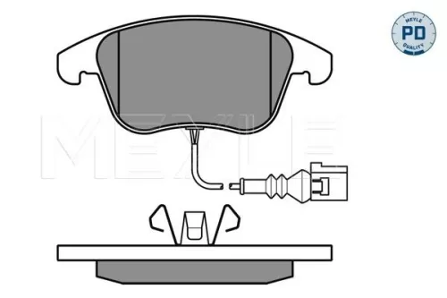 MEYLE Brake Pad Set, disc brake (0252433219/PD)