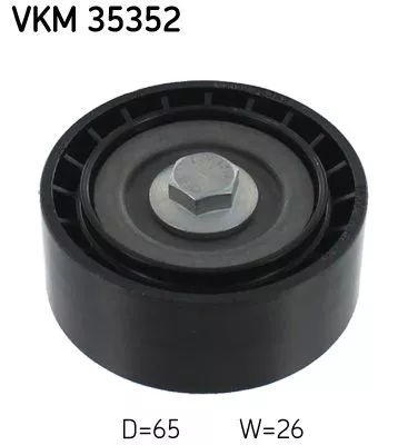 Deflection/Guide Pulley, V-ribbed belt