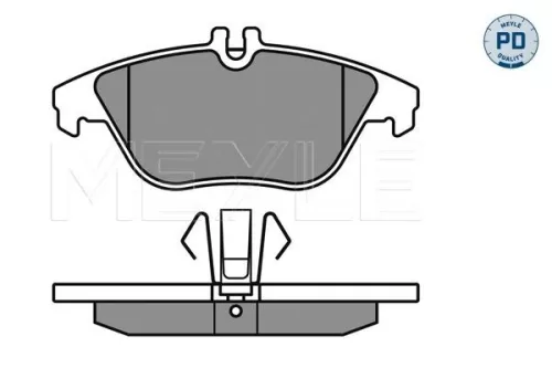 MEYLE Brake Pad Set, disc brake (0252425317/PD)