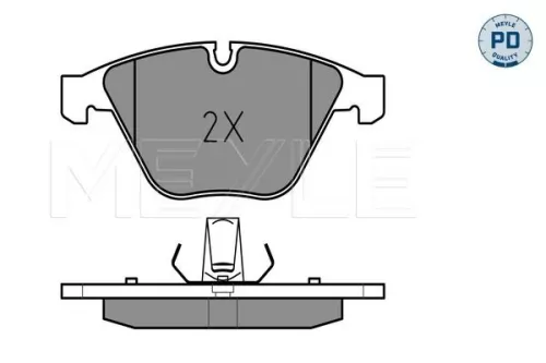 MEYLE Brake Pad Set, disc brake (0252416120/PD)