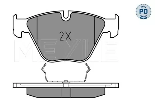 MEYLE Brake Pad Set, disc brake (0252334720/PD)