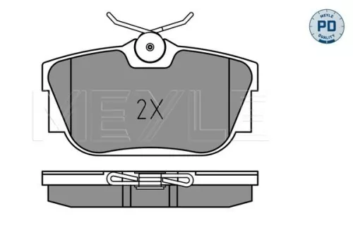 MEYLE Brake Pad Set, disc brake (0252344616/PD)