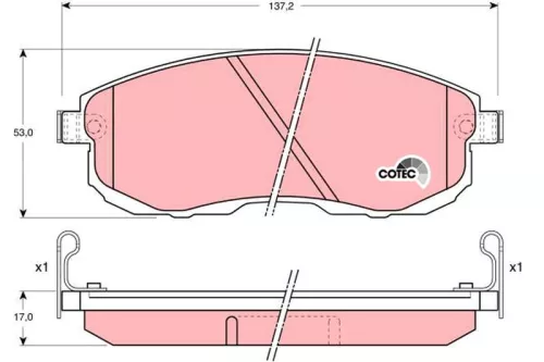 Brake Pad Set, disc brake