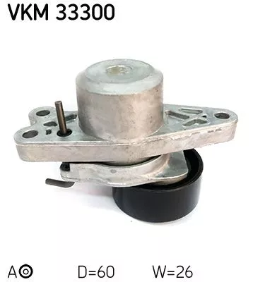 SKF Belt Tensioner, V-ribbed belt (VKM33300)
