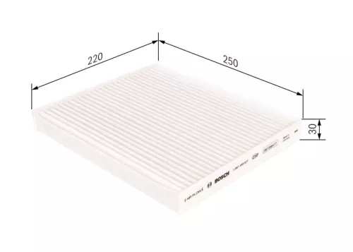 BOSCH Filter, cabin air (1987435027)