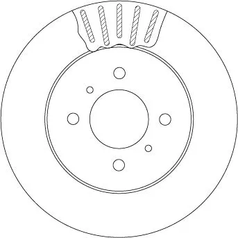 TRW Brake Disc (DF4498)