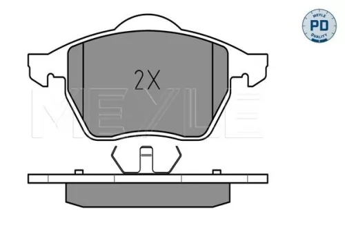 MEYLE Brake Pad Set, disc brake (0252162419/PD)