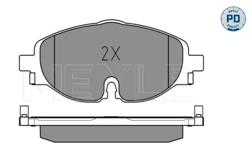 MEYLE Brake Pad Set, disc brake (0252568320/PD)