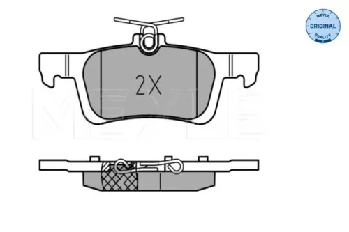 MEYLE Brake Pad Set, disc brake (0252584116)