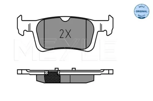 MEYLE Brake Pad Set, disc brake (0252584116)