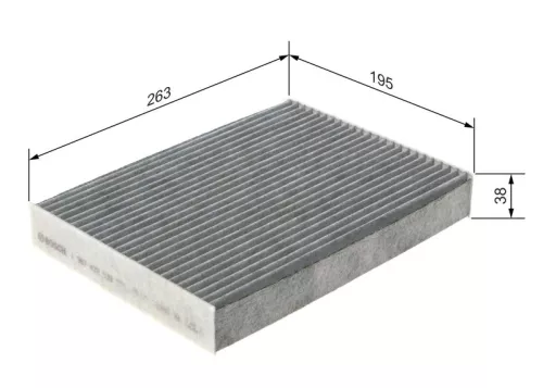 BOSCH Filter, cabin air (1987432538)