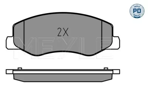 MEYLE Brake Pad Set, disc brake (0252517218/PD)
