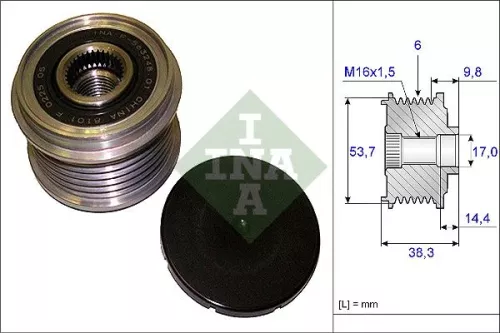 Alternator Freewheel Clutch