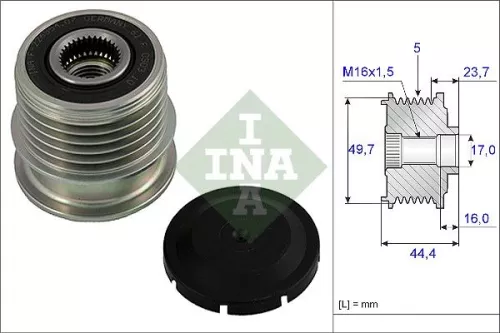 Alternator Freewheel Clutch