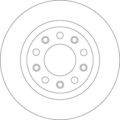 TRW Brake Disc (DF8070)