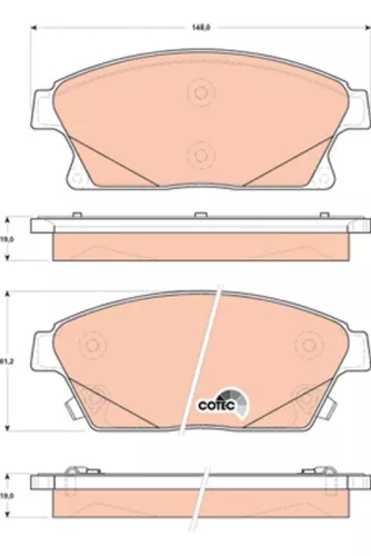 Brake Pad Set, disc brake
