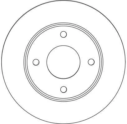 TRW Brake Disc (DF4457)