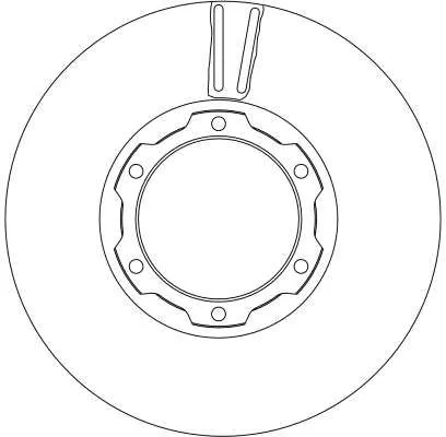 TRW Brake Disc (DF4145S)