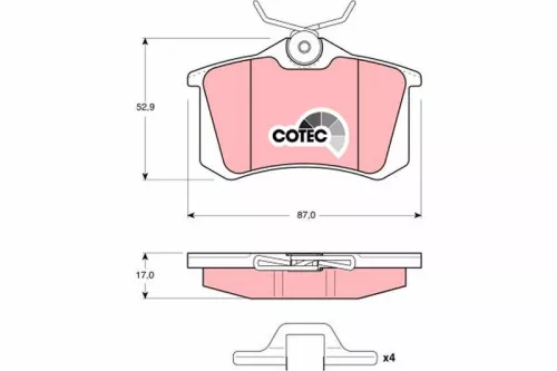 Brake Pad Set, disc brake