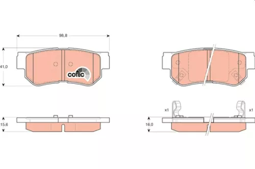 Brake Pad Set, disc brake