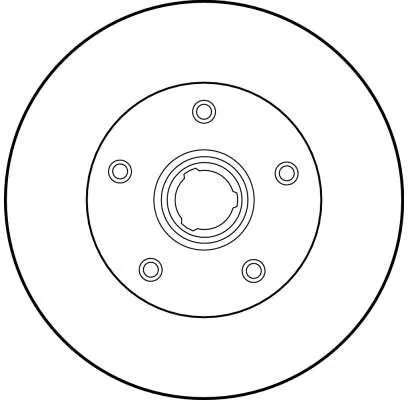 TRW Brake Disc (DF1540)