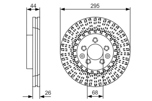 BOSCH Brake Disc (0986479D16)