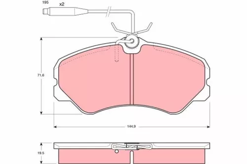 Brake Pad Set, disc brake