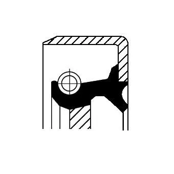 CORTECO Shaft Seal, transfer case (19034986B)