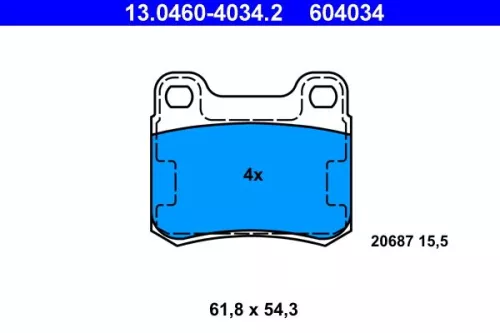 Brake Pad Set, disc brake