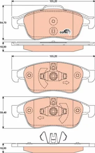 Brake Pad Set, disc brake