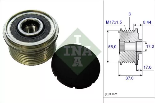 Alternator Freewheel Clutch