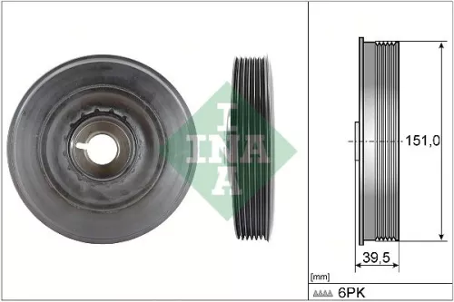 Belt Pulley, crankshaft