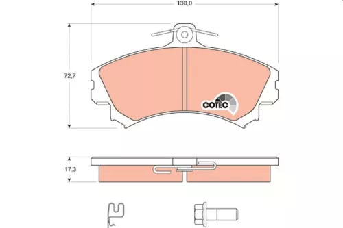 Brake Pad Set, disc brake