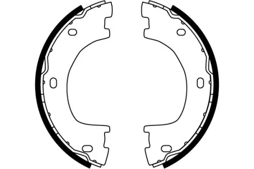 TRW Brake Shoe Set, parking brake (GS8777)